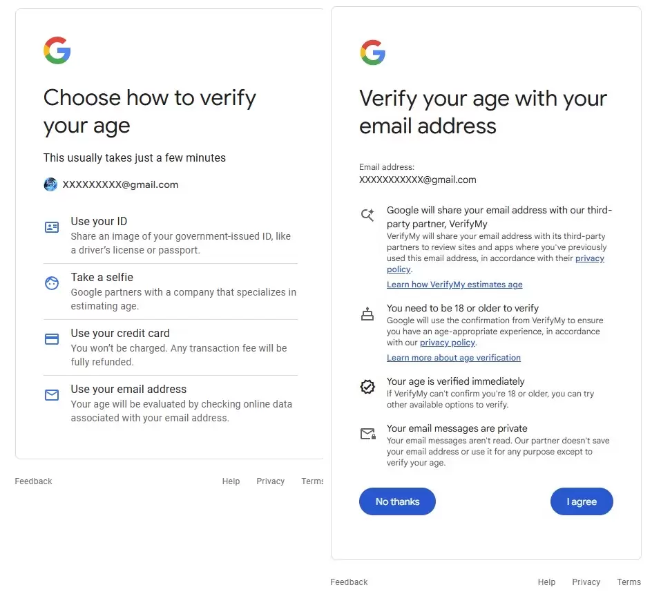 google playstore yas dogrulama 5