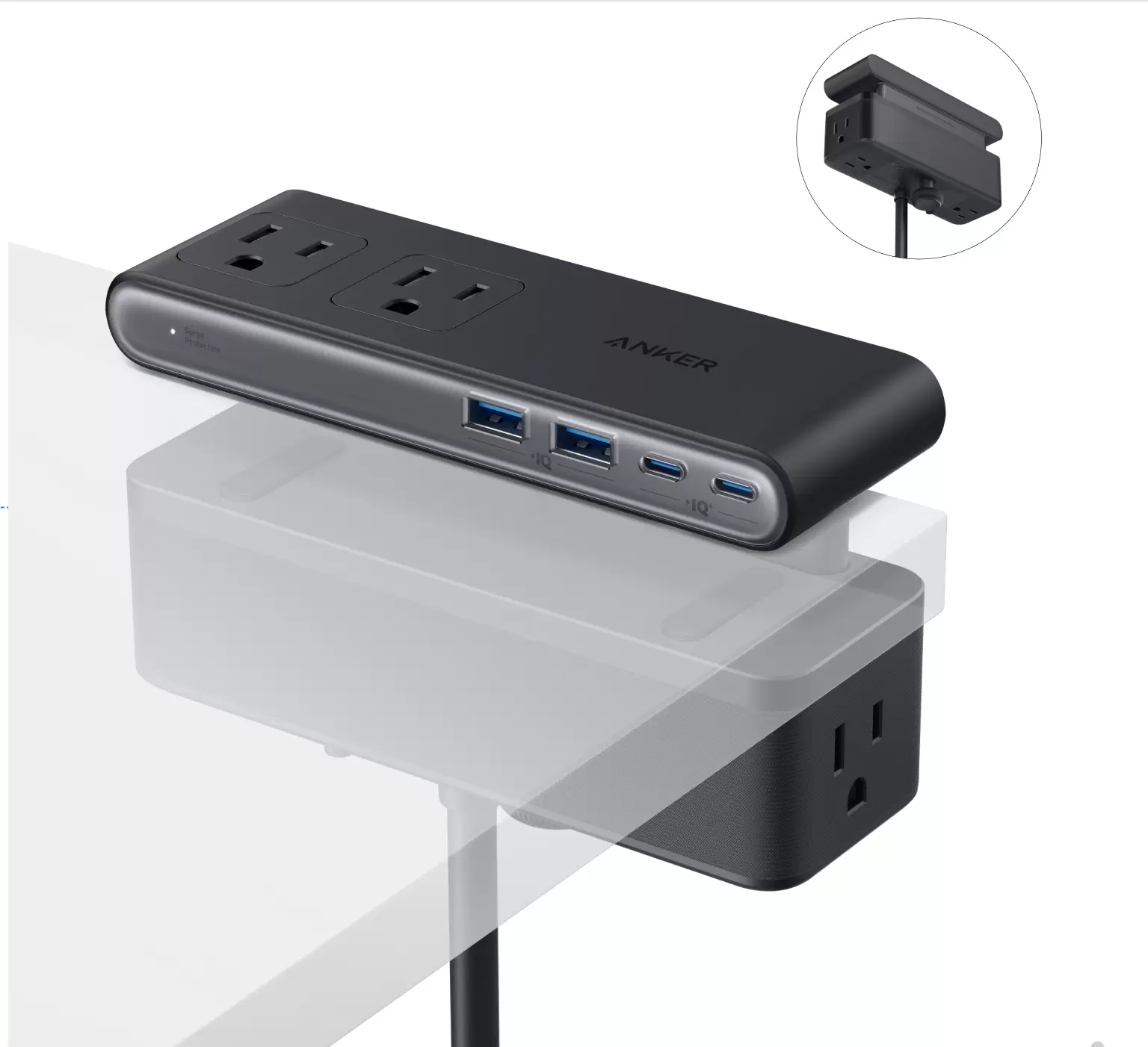 Anker Nano Power Strip 10 in 1 70W2 Clamp