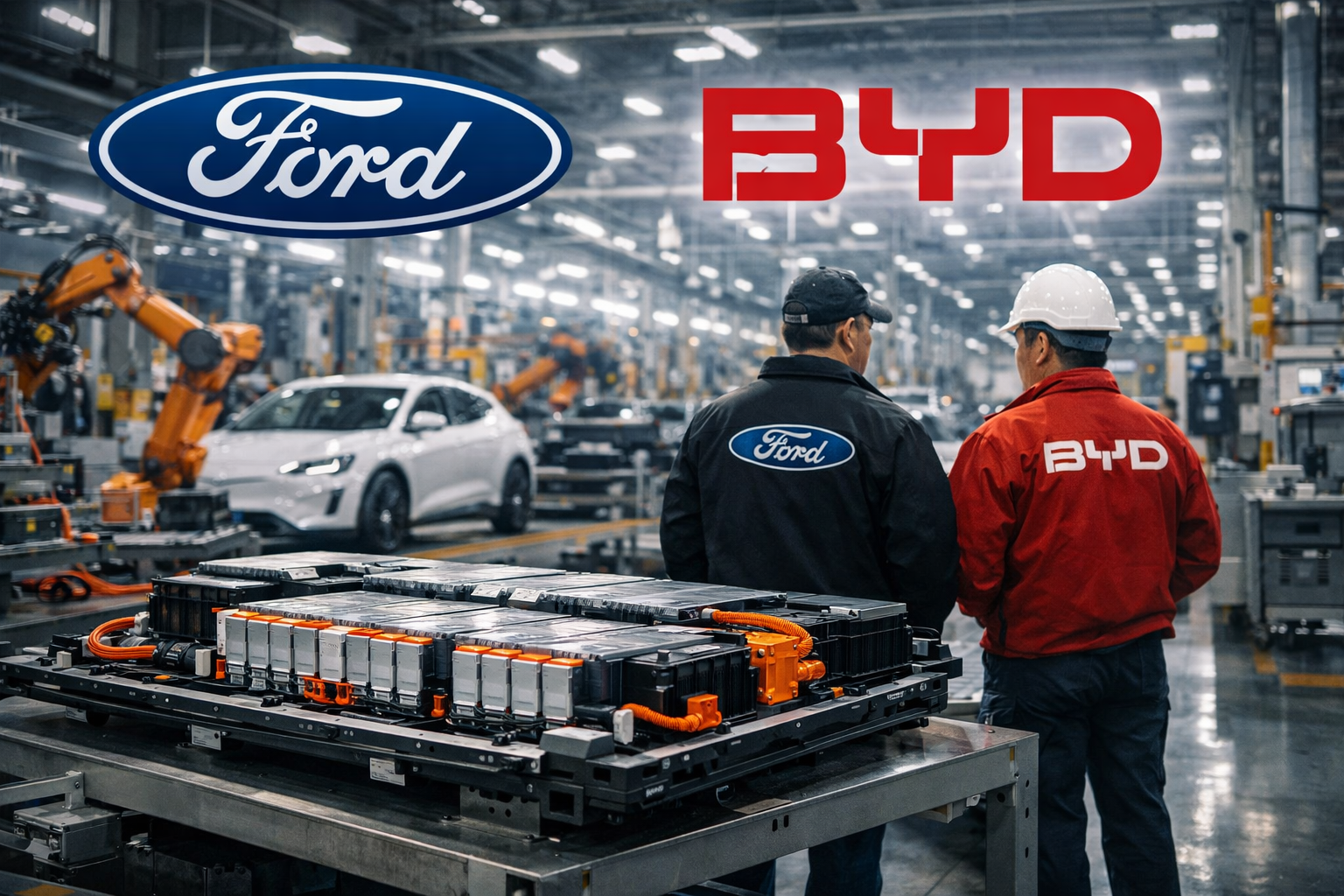 Ford ve Çinli BYD Masada: Hibrit Bataryaları İçin Sürpriz Yakınlaşma