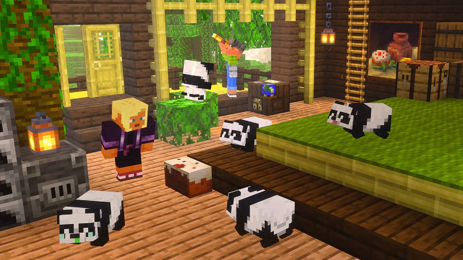 minecraft panda yavrusu