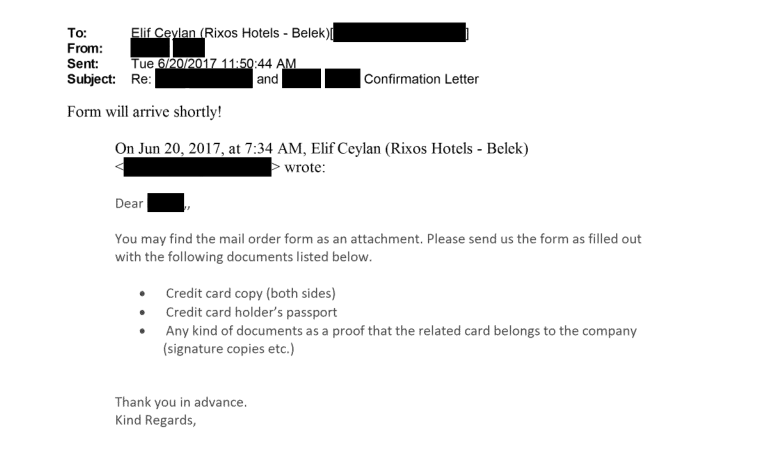 rixos otel kayitlari